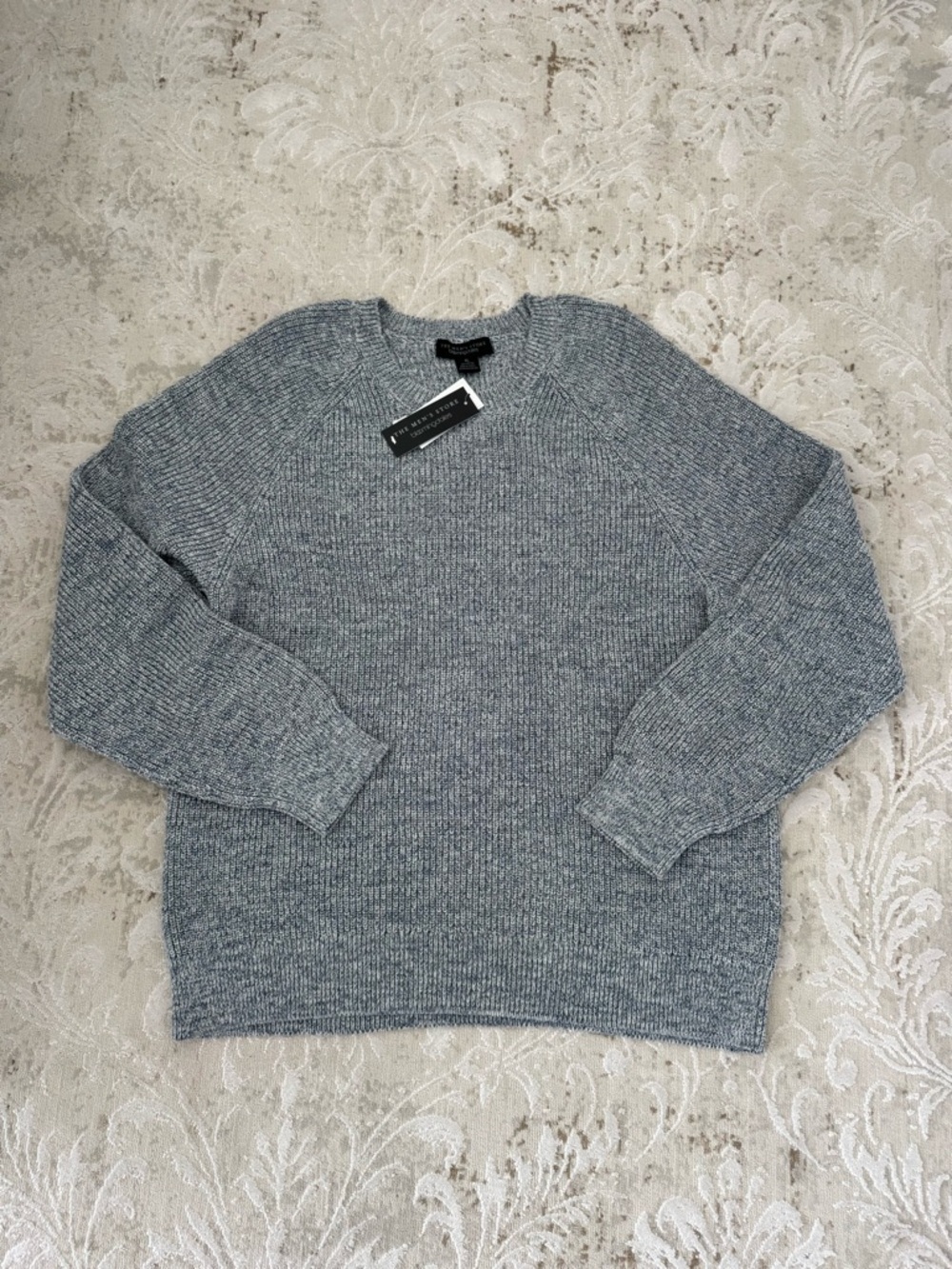 The Men's Store at Bloomingdale’s Blue Crewneck Sweater Sz XL NWT